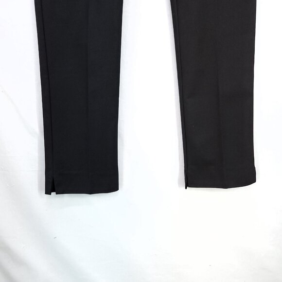 Boden Dress Pants Womens 6 Regular Straight Leg Pockets Slit Hem Black - Picture 14 of 15